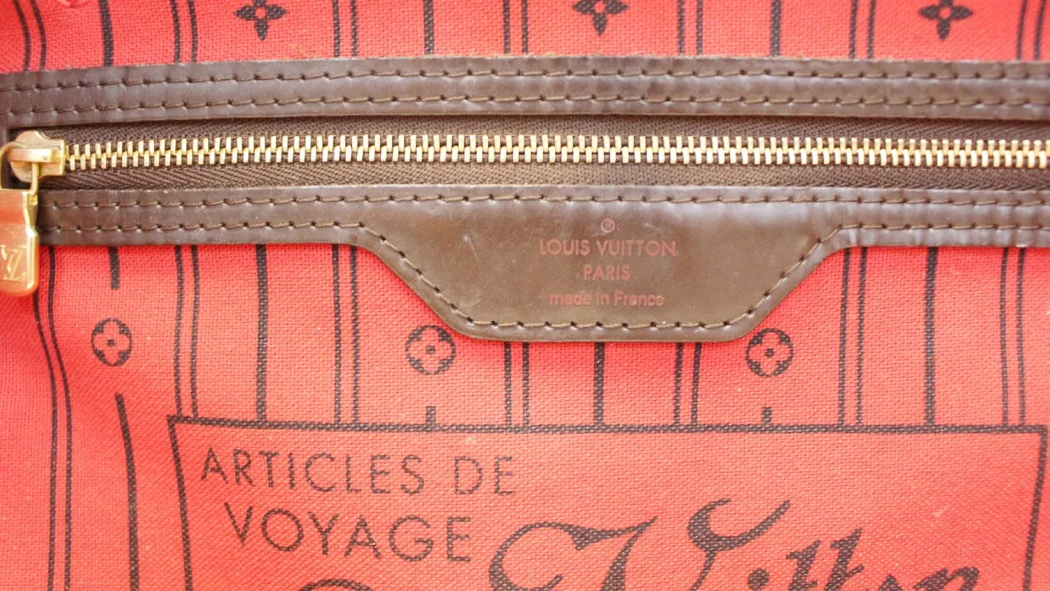 LOUIS VUITTON Damier Ebene Neverfull MM Tote Shoulder Bag