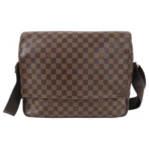 Louis Vuitton Damier Ebene Shelton MM Laptop Messenger Bag