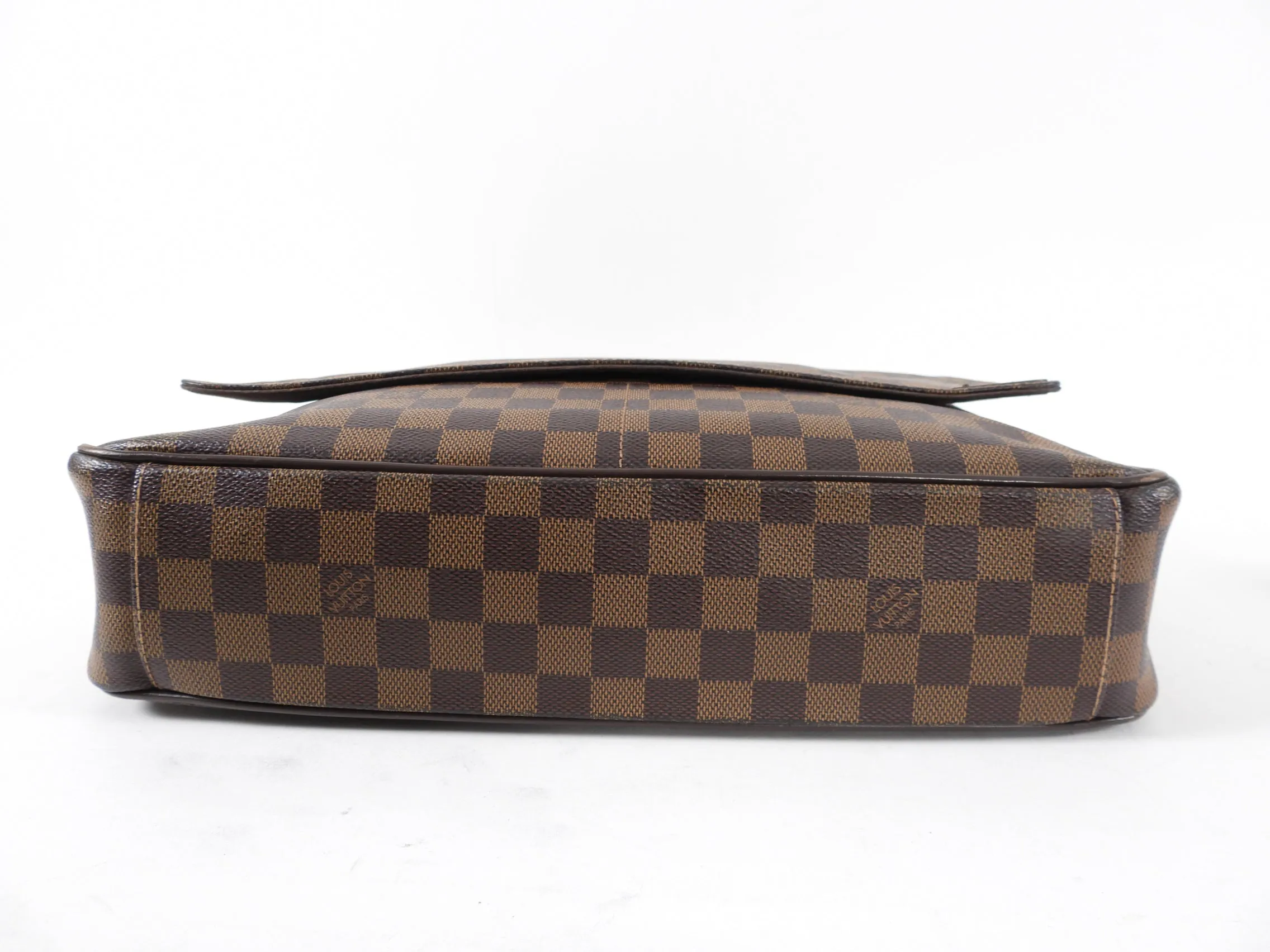 Louis Vuitton Damier Ebene Shelton MM Laptop Messenger Bag