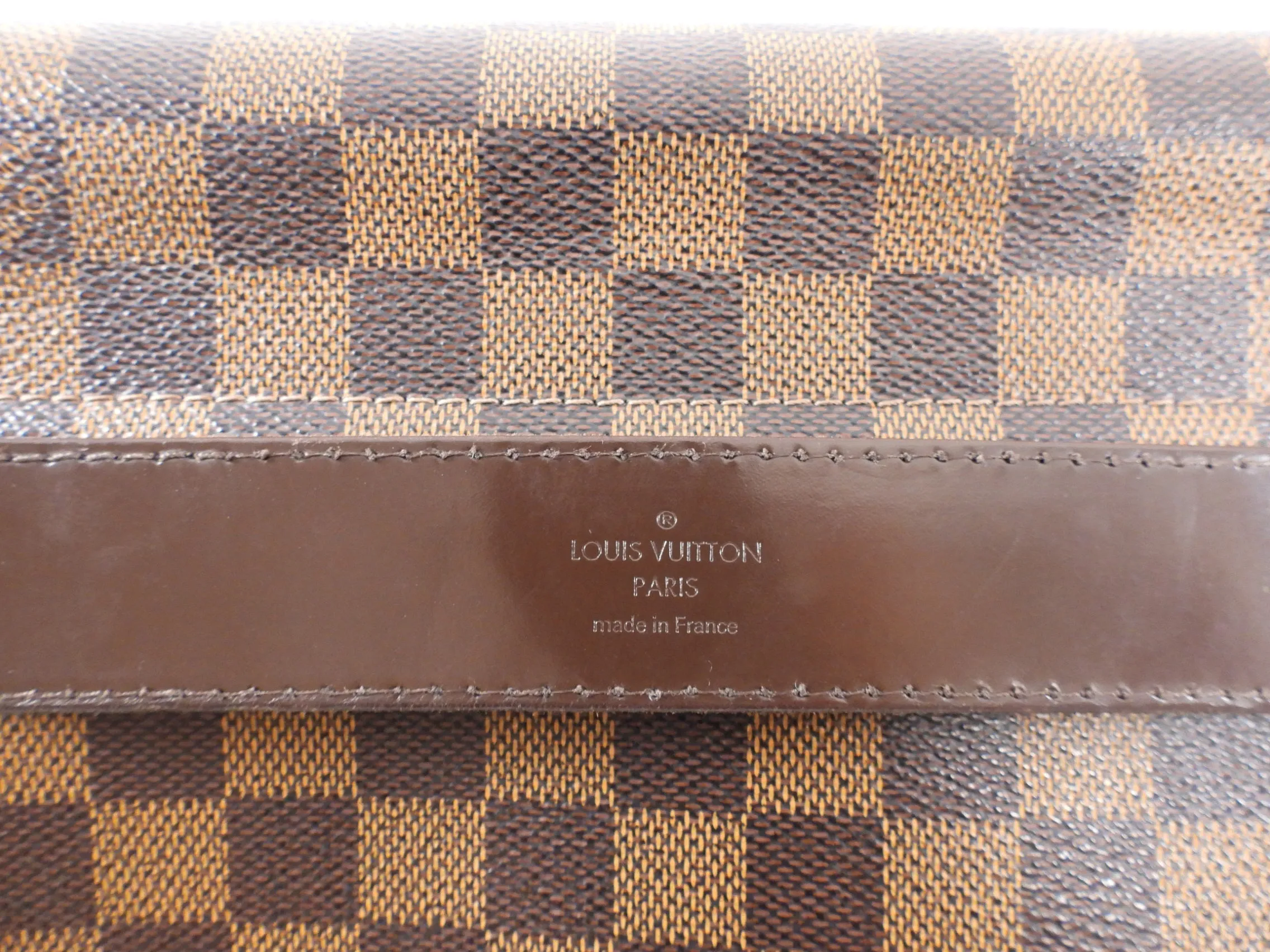 Louis Vuitton Damier Ebene Shelton MM Laptop Messenger Bag
