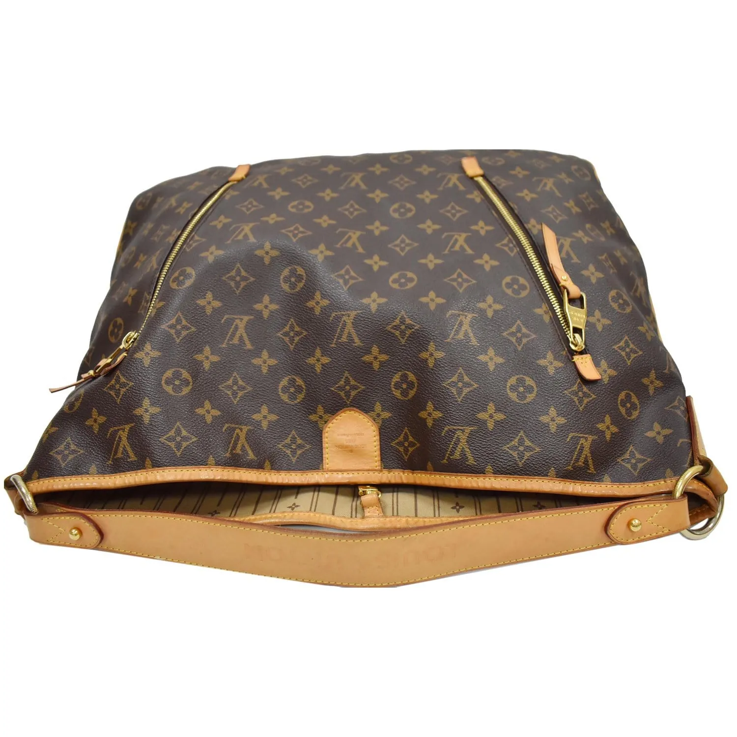 LOUIS VUITTON Delightful GM Monogram Canvas  Shoulder Bag Brown