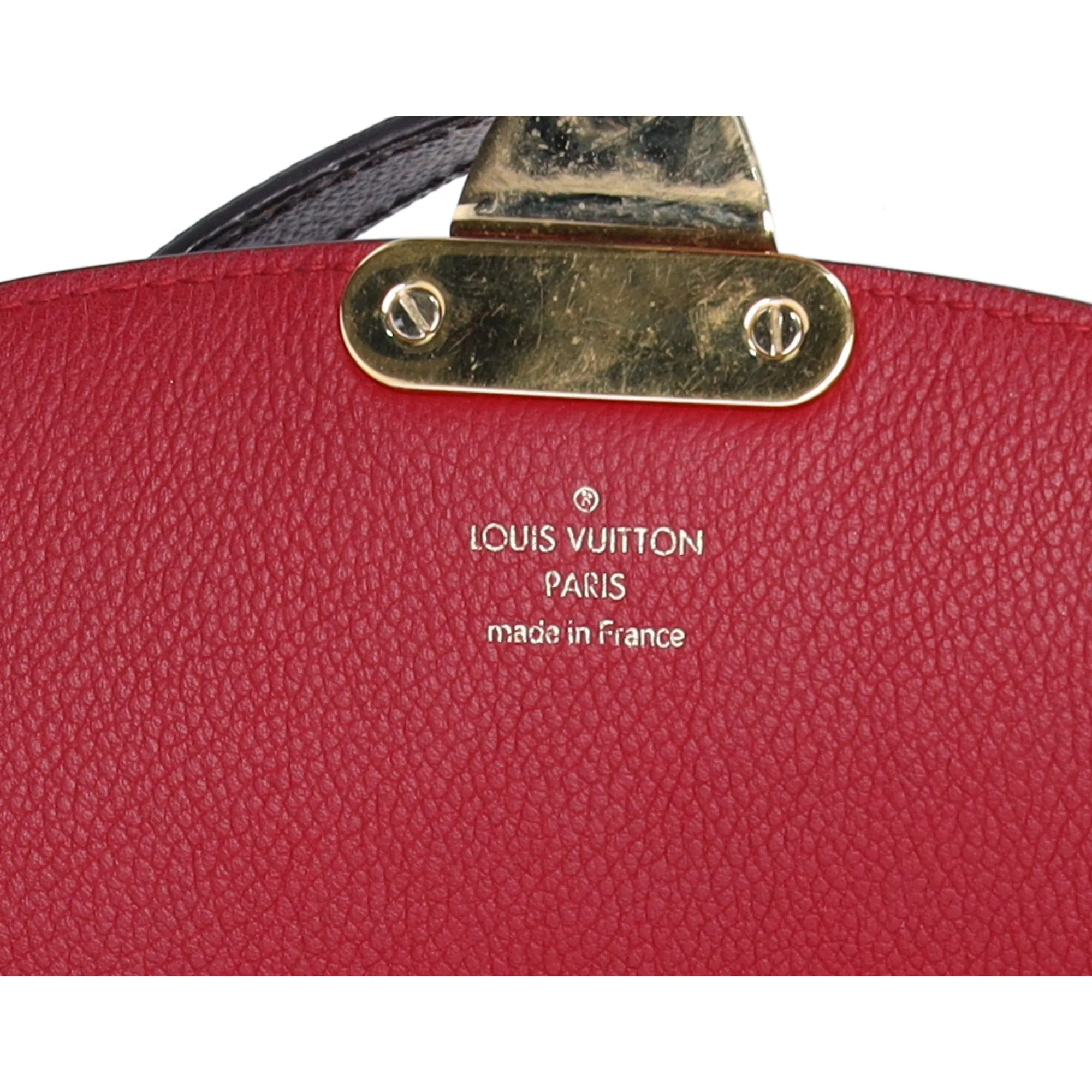 Louis Vuitton Eden PM Monogram Shoulder Bag M40731 Rouge Monogram Canvas