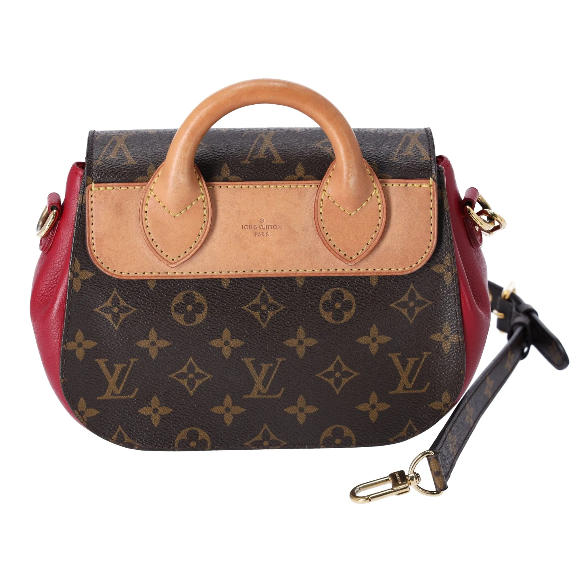 Louis Vuitton Eden PM Monogram Shoulder Bag M40731 Rouge Monogram Canvas