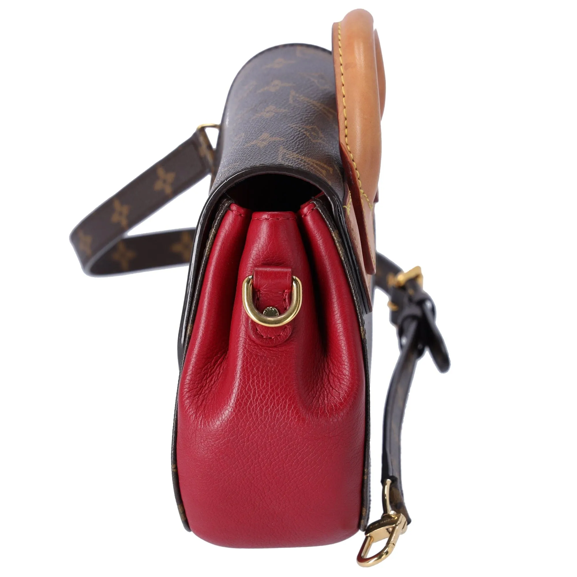 Louis Vuitton Eden PM Monogram Shoulder Bag M40731 Rouge Monogram Canvas