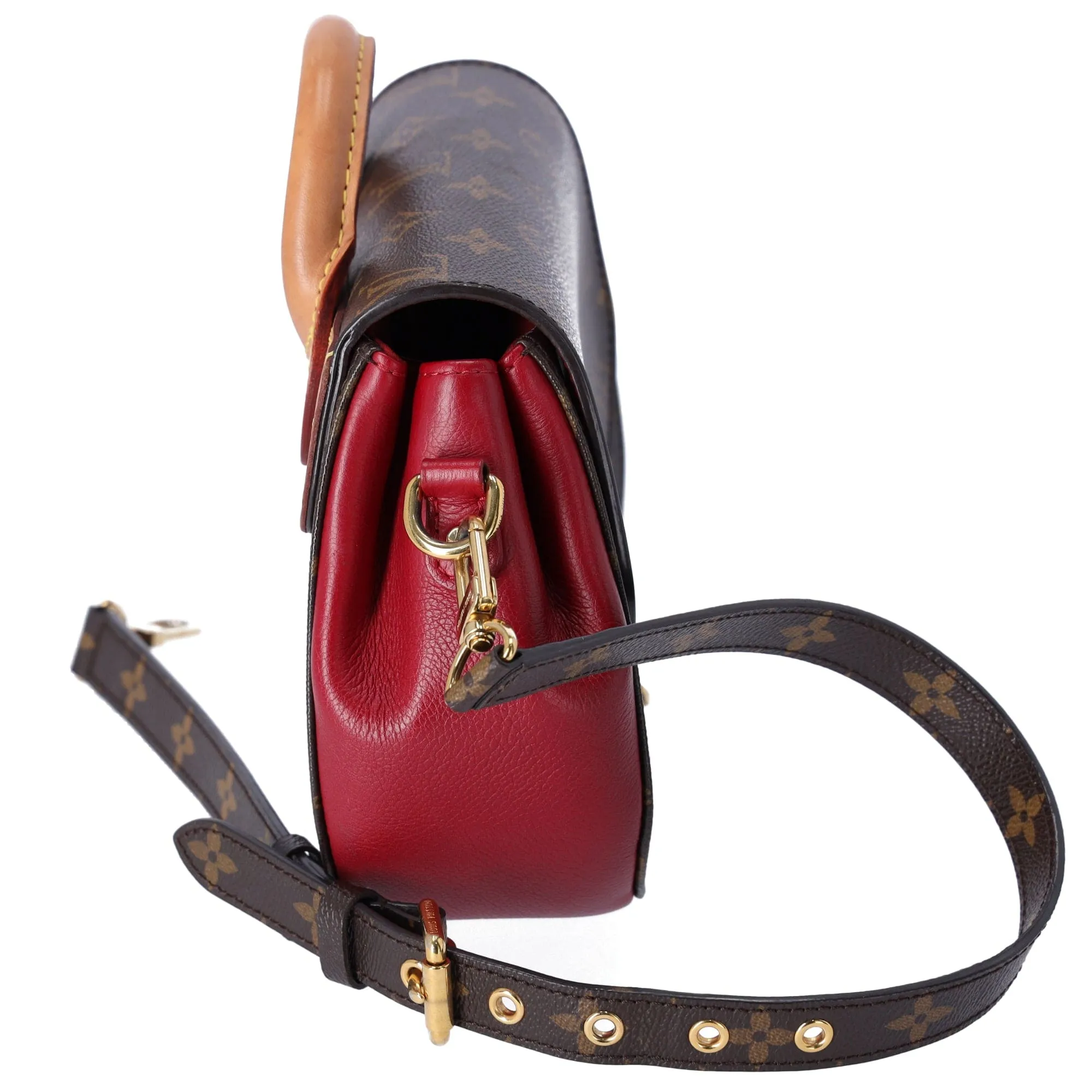 Louis Vuitton Eden PM Monogram Shoulder Bag M40731 Rouge Monogram Canvas
