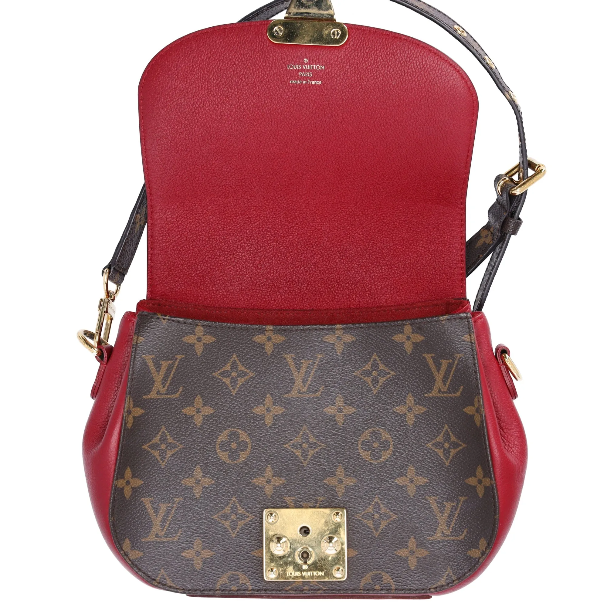 Louis Vuitton Eden PM Monogram Shoulder Bag M40731 Rouge Monogram Canvas