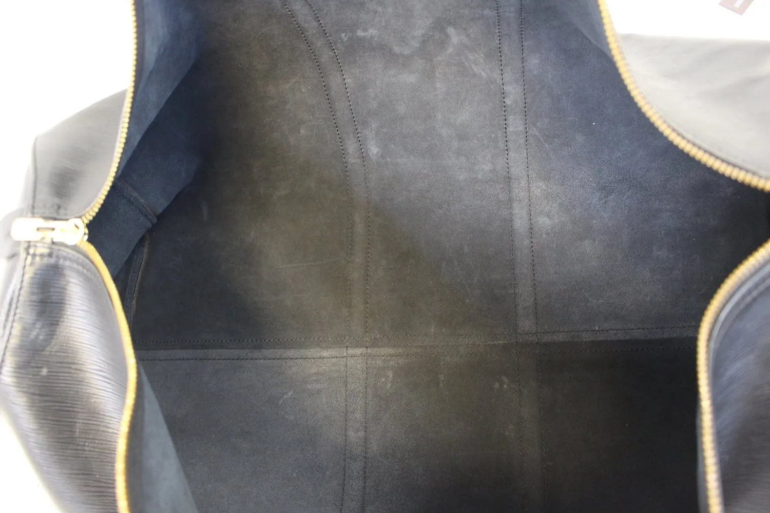 LOUIS VUITTON Epi Leather Black Keepall 60 Travel Bag