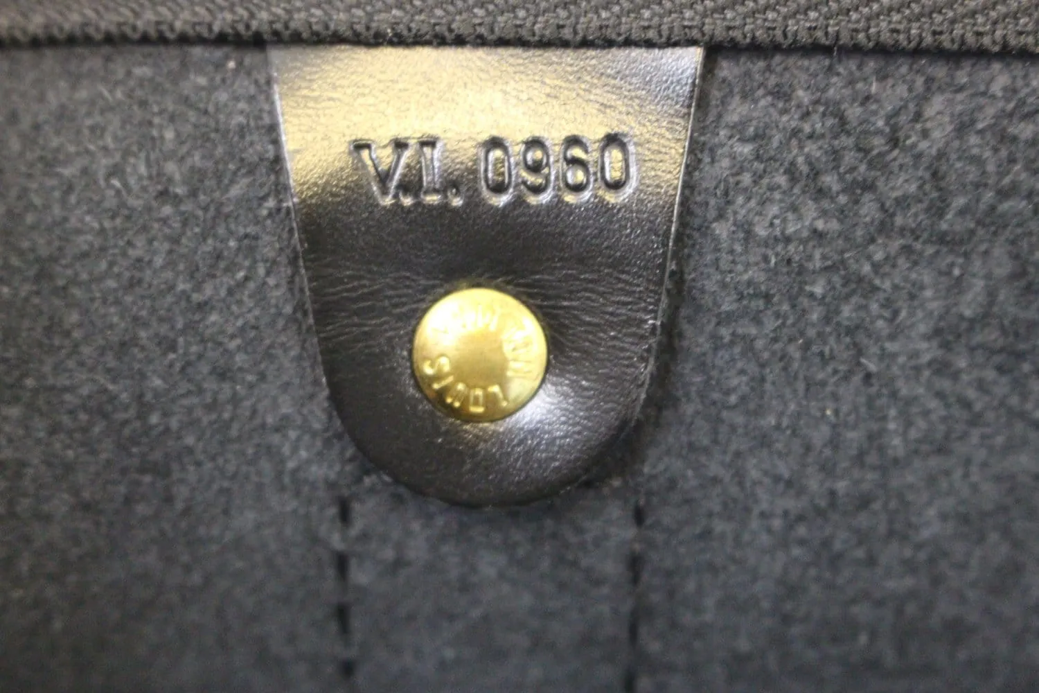 LOUIS VUITTON Epi Leather Black Keepall 60 Travel Bag