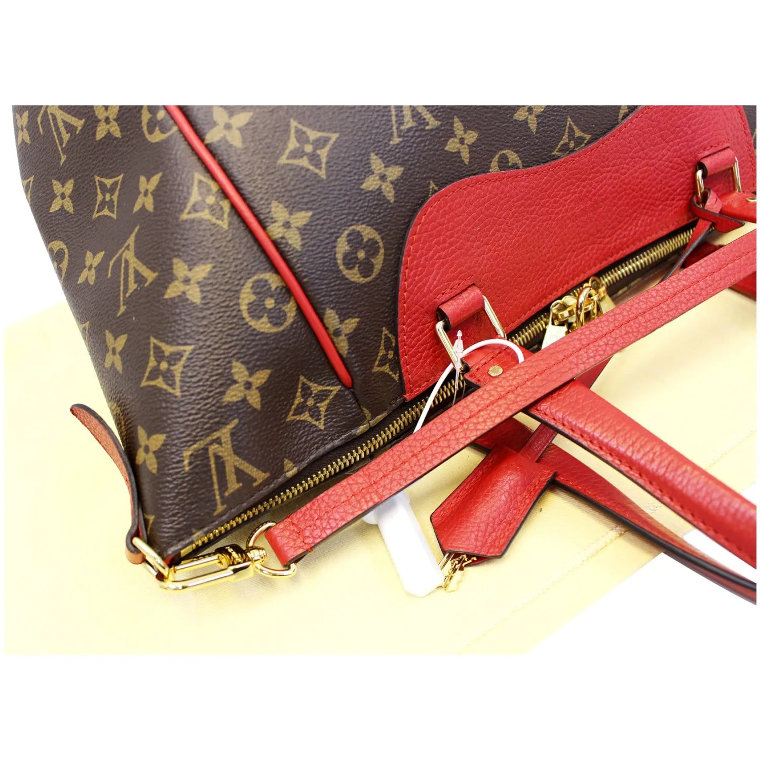 LOUIS VUITTON Estrela NM Monogram Canvas Shoulder Bag Cherry