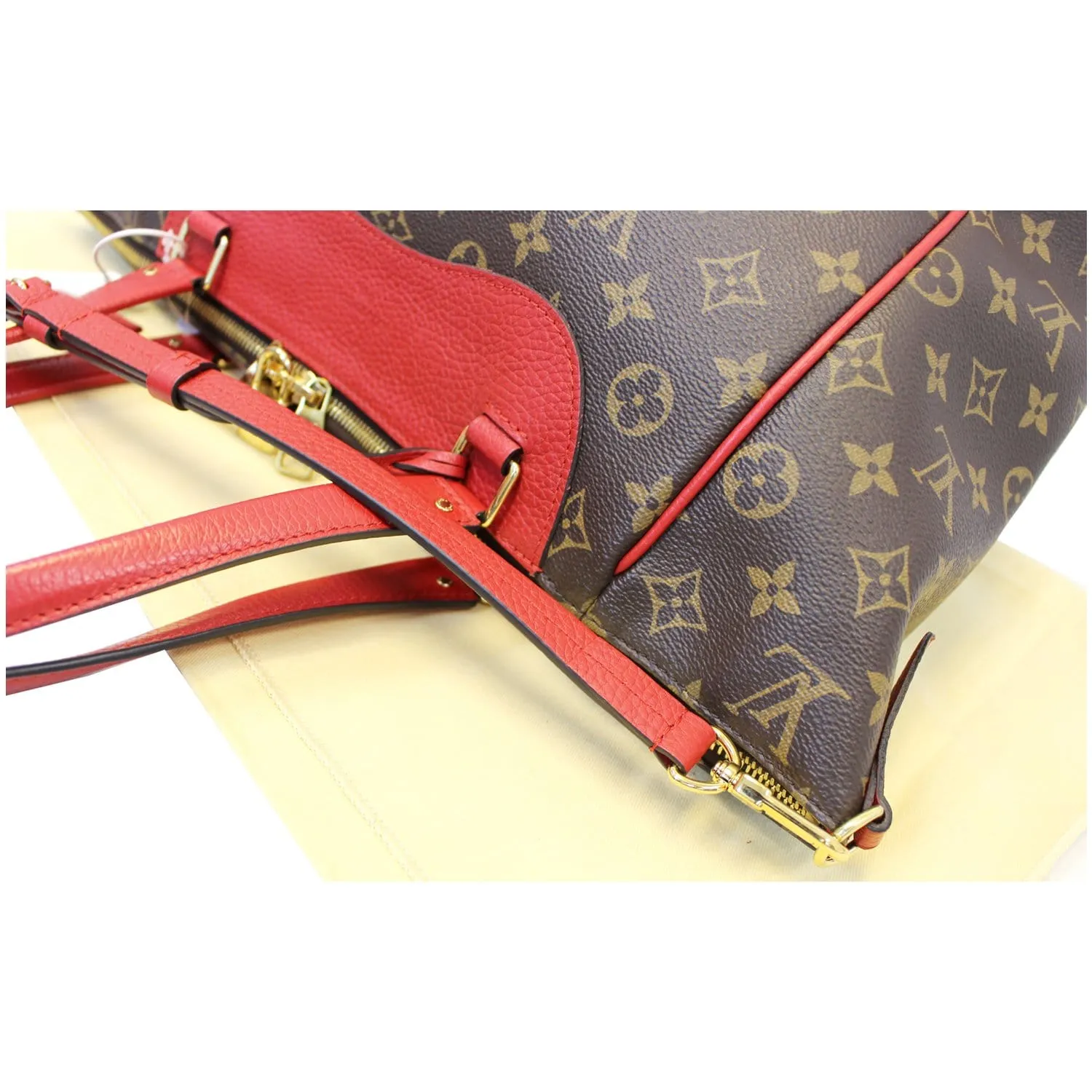 LOUIS VUITTON Estrela NM Monogram Canvas Shoulder Bag Cherry