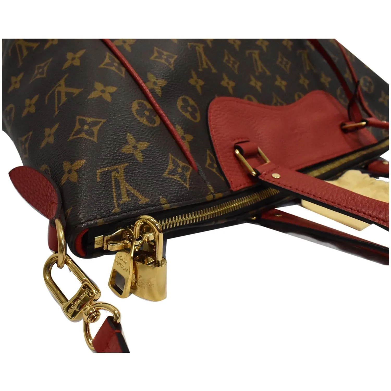LOUIS VUITTON  Estrela NM Monogram Canvas Shoulder Bag Coquelicot