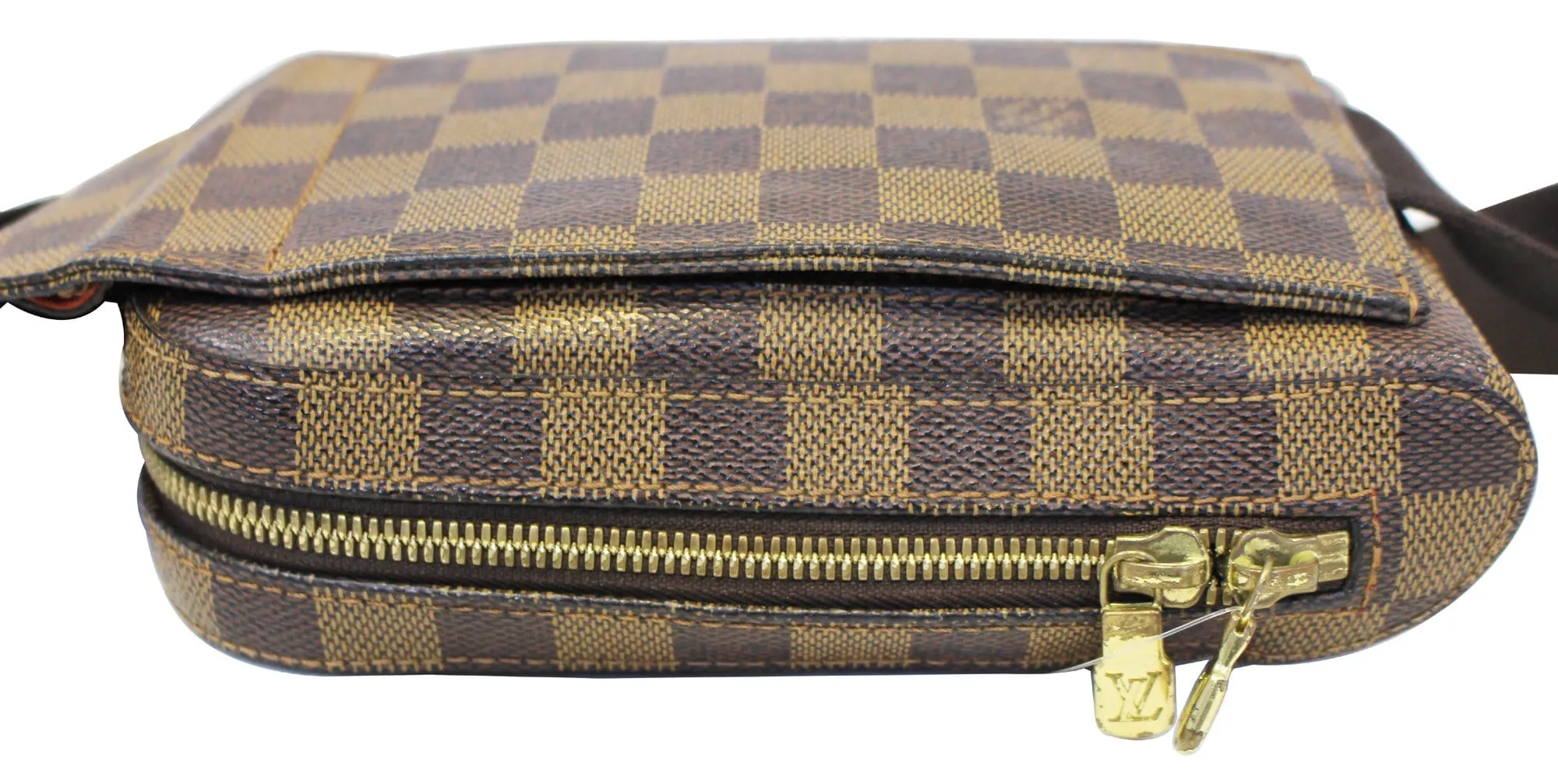 LOUIS VUITTON Geronimos Damier Ebene Brown Hip Bag