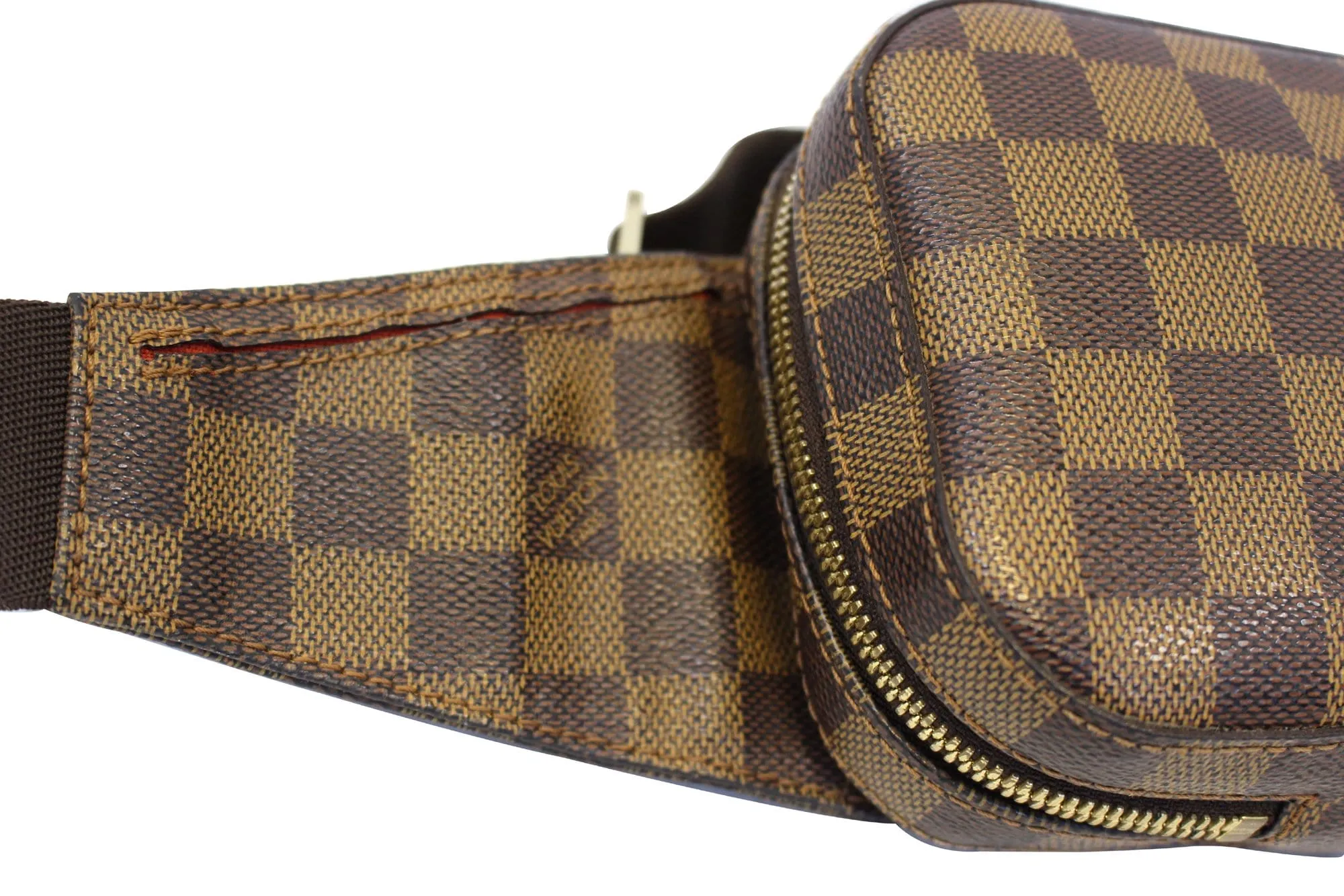 LOUIS VUITTON Geronimos Damier Ebene Brown Hip Bag
