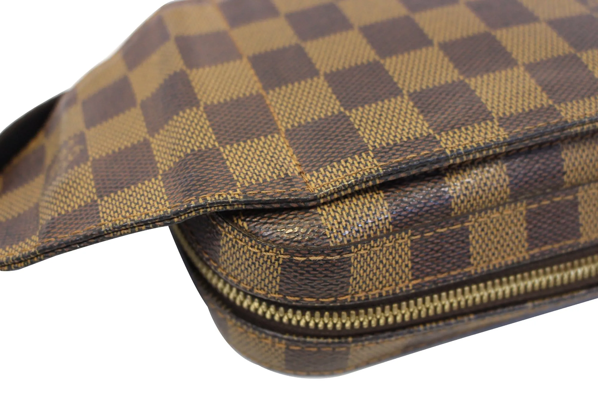 LOUIS VUITTON Geronimos Damier Ebene Brown Hip Bag