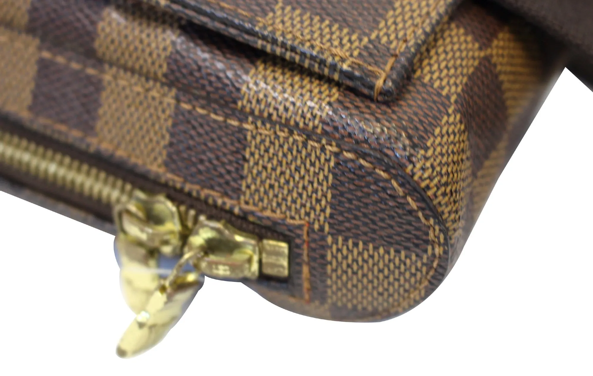 LOUIS VUITTON Geronimos Damier Ebene Brown Hip Bag
