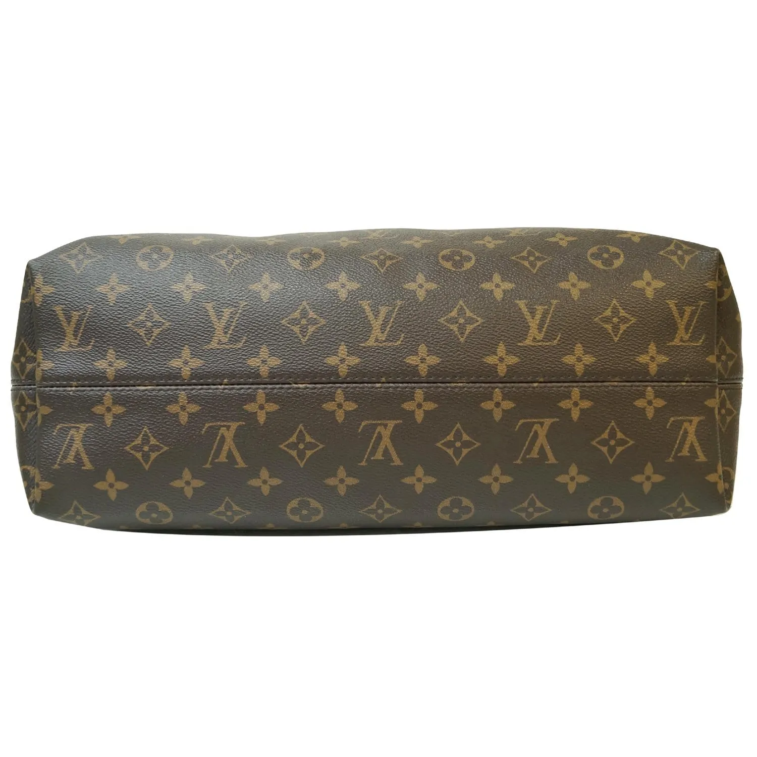 LOUIS VUITTON Graceful MM Monogram Canvas Shoulder Bag Brown