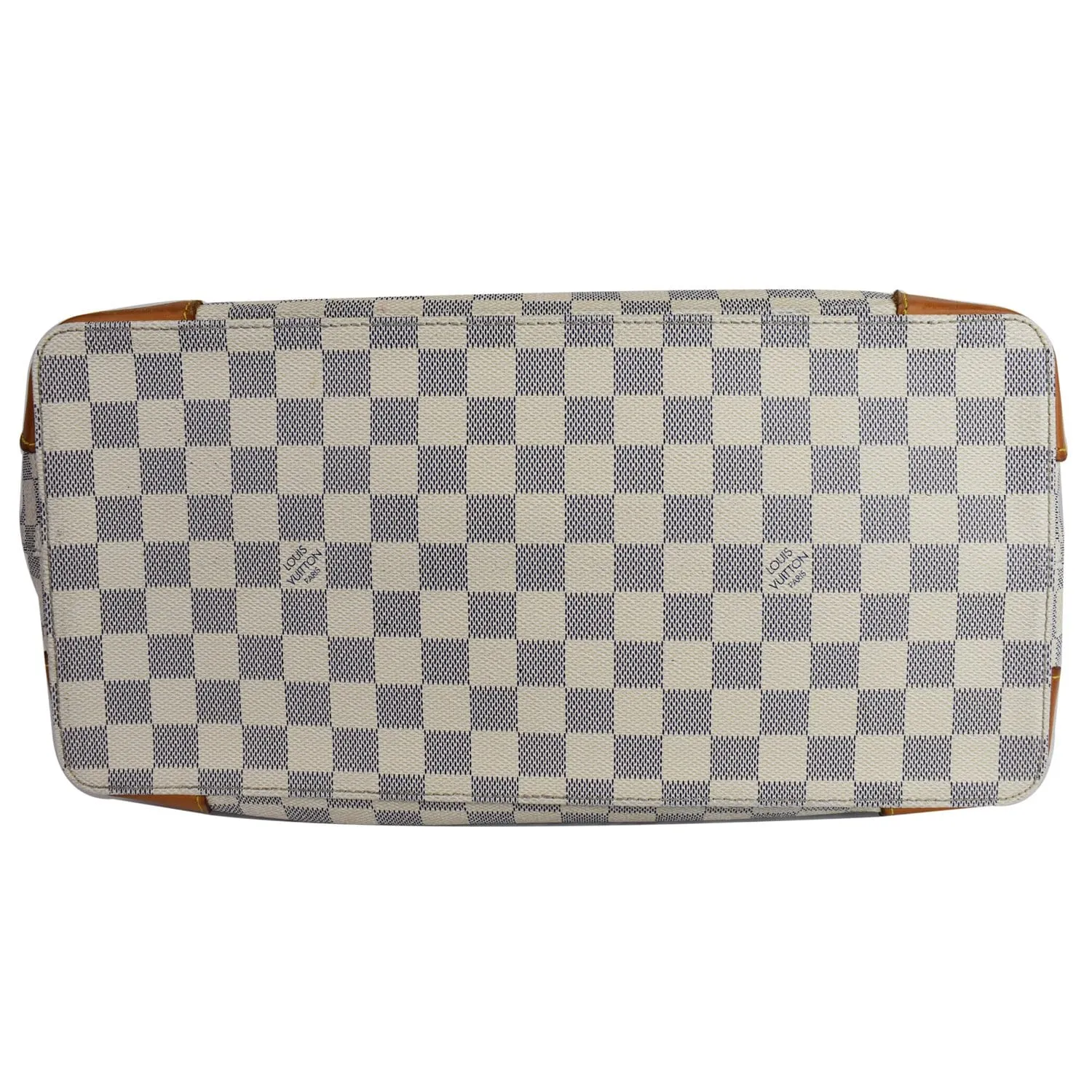 LOUIS VUITTON Hampstead MM Damier Azur Shoulder Bag White - 15% OFF