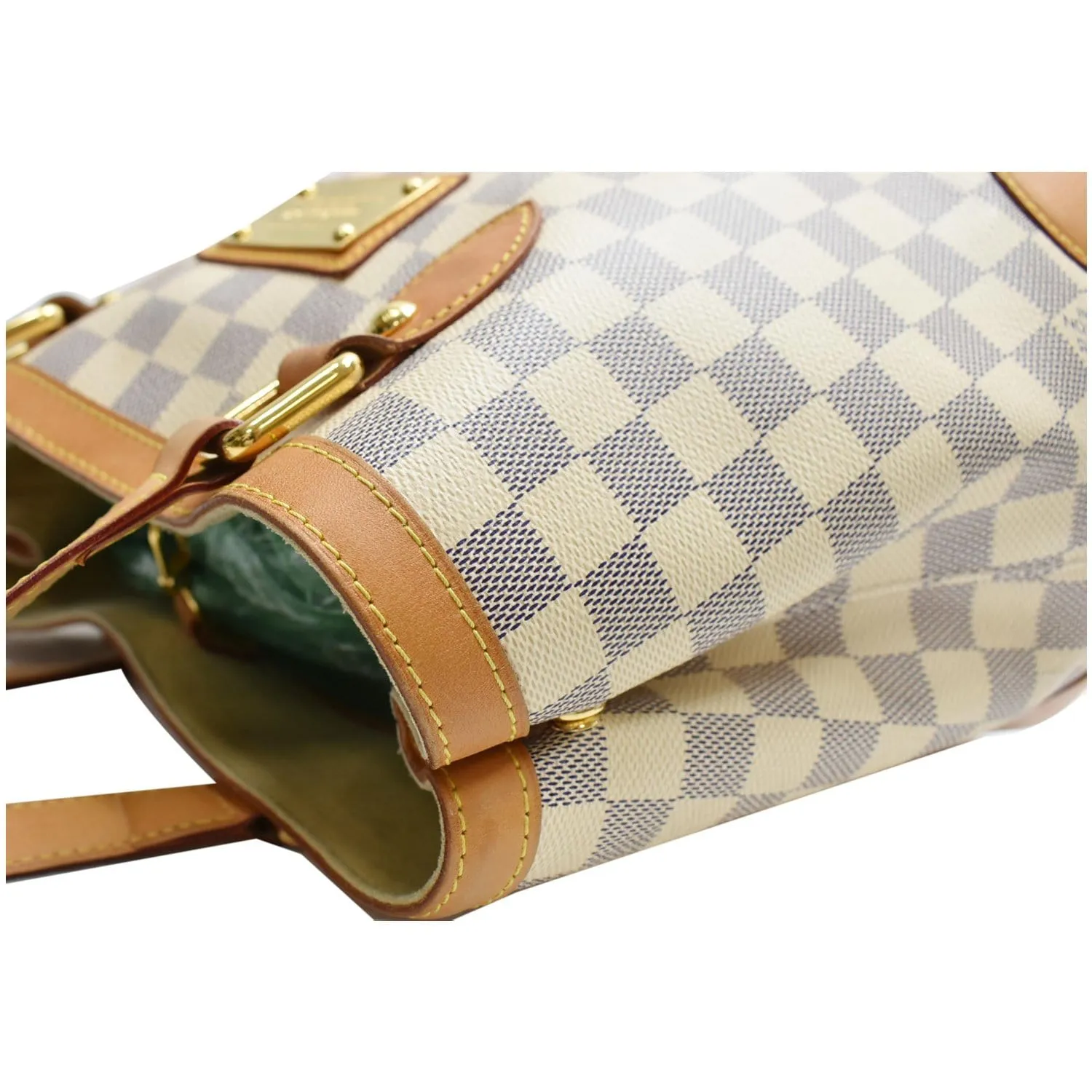 LOUIS VUITTON  Hampstead PM Damier Azur Shoulder Bag White