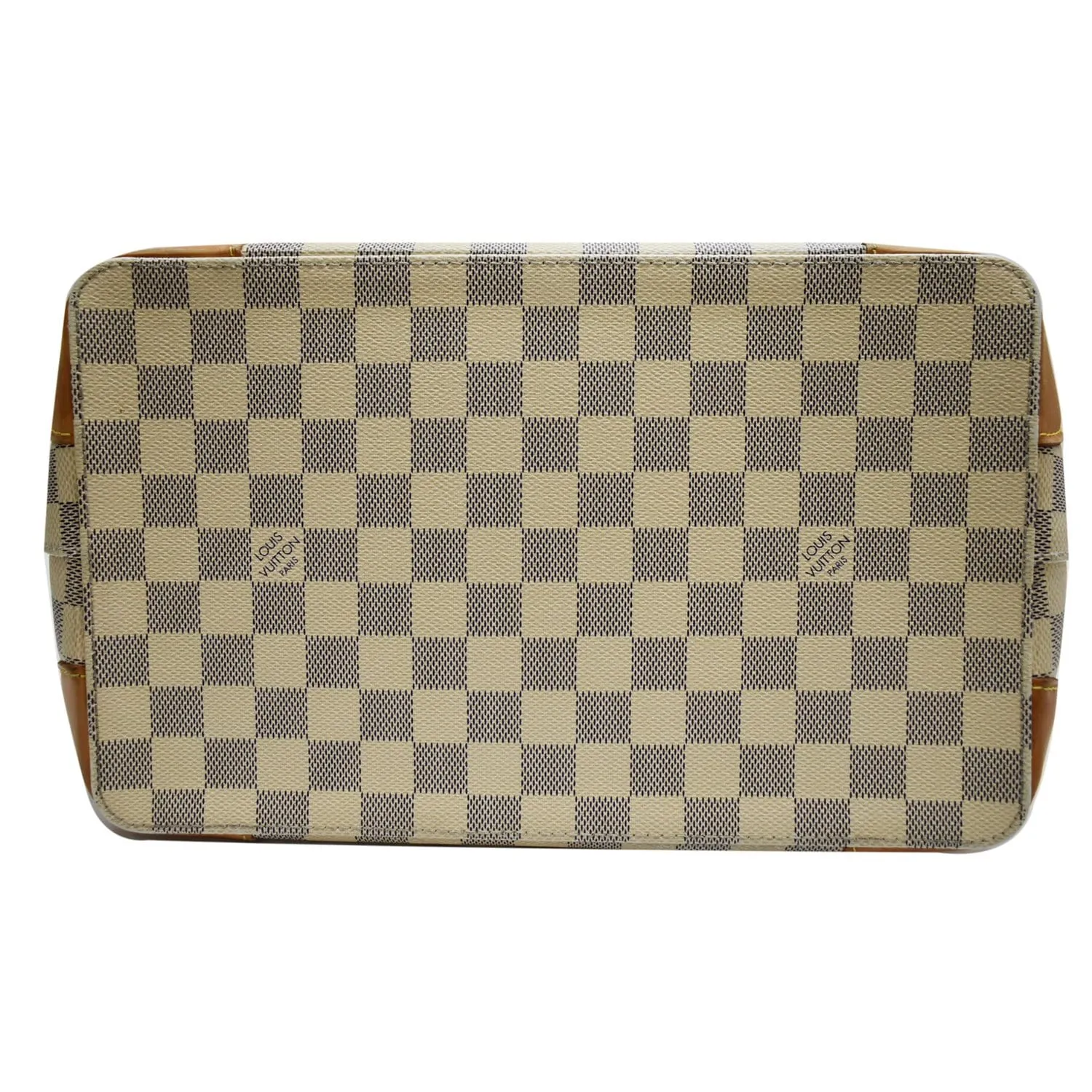LOUIS VUITTON  Hampstead PM Damier Azur Shoulder Bag White