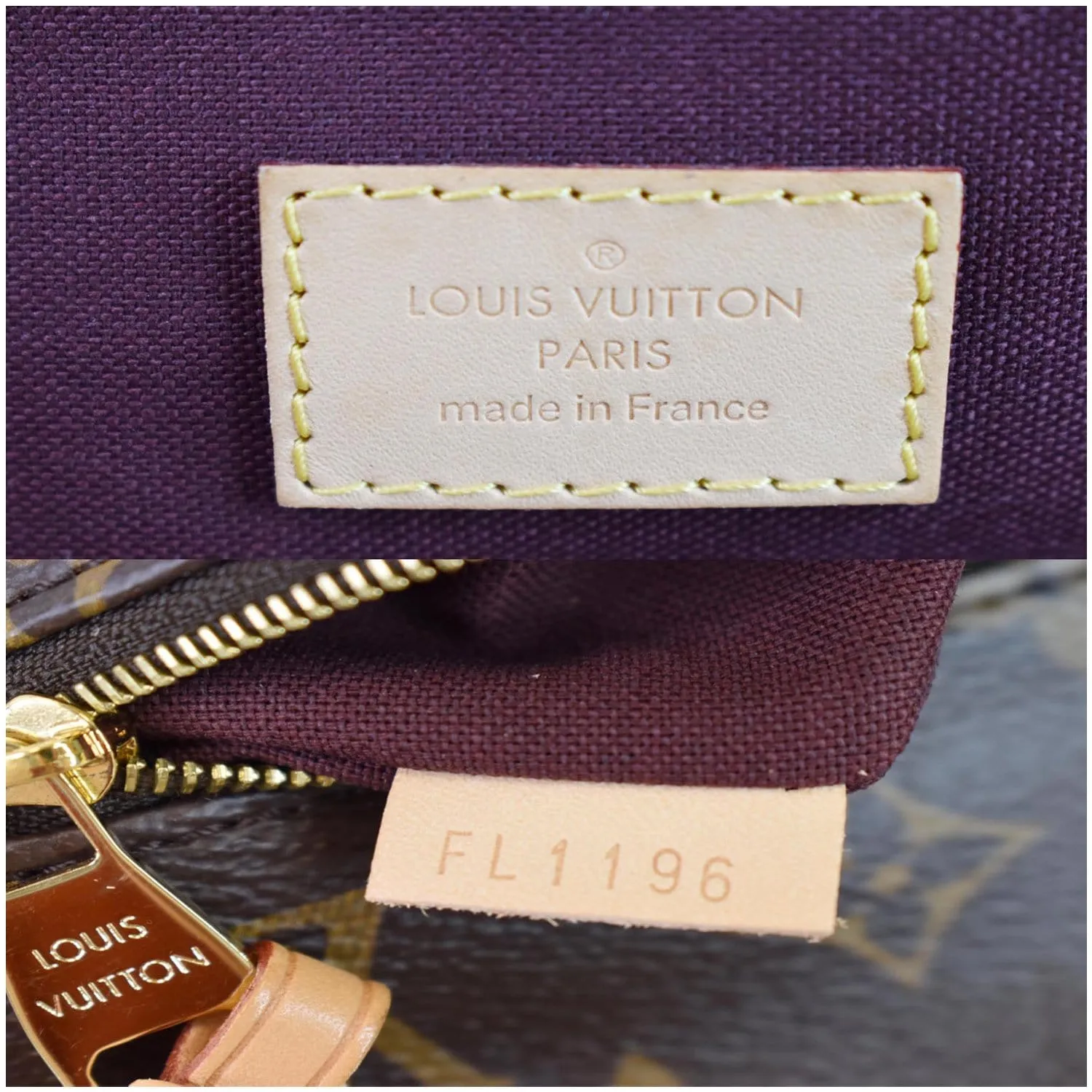 LOUIS VUITTON Iena PM Monogram Canvas Shoulder Bag Brown