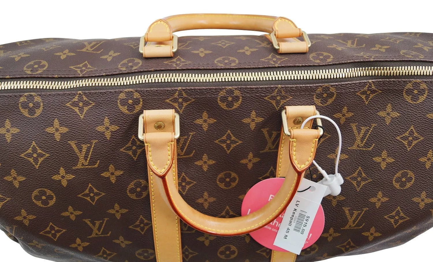 LOUIS VUITTON Keepall 45 Boston Bag Monogram Travel Bag
