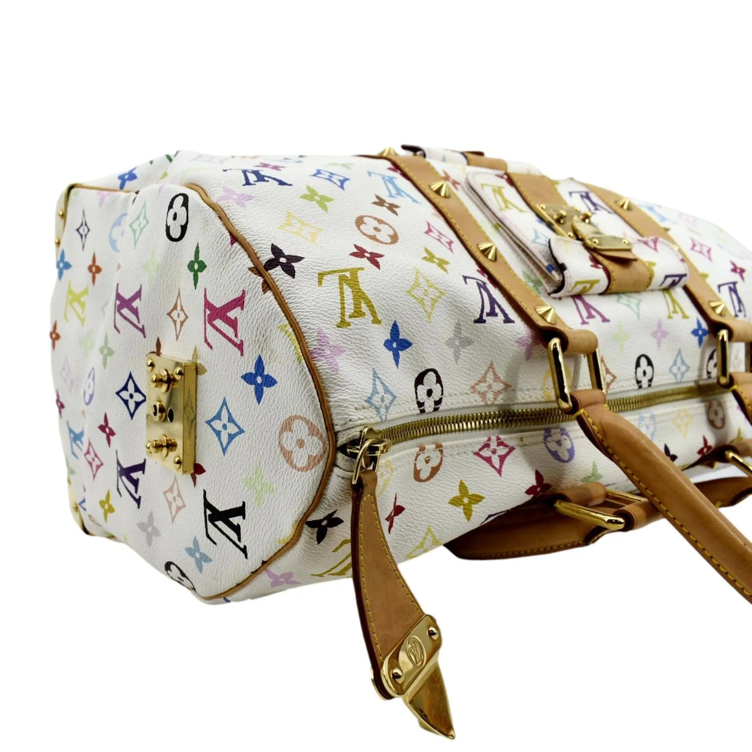 LOUIS VUITTON Keepall 45 Monogram Canvas Travel Bag Multicolor