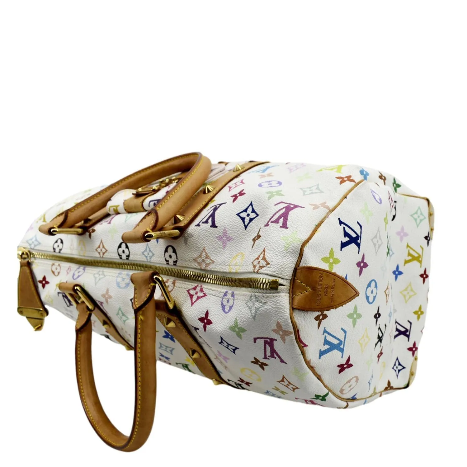 LOUIS VUITTON Keepall 45 Monogram Canvas Travel Bag Multicolor