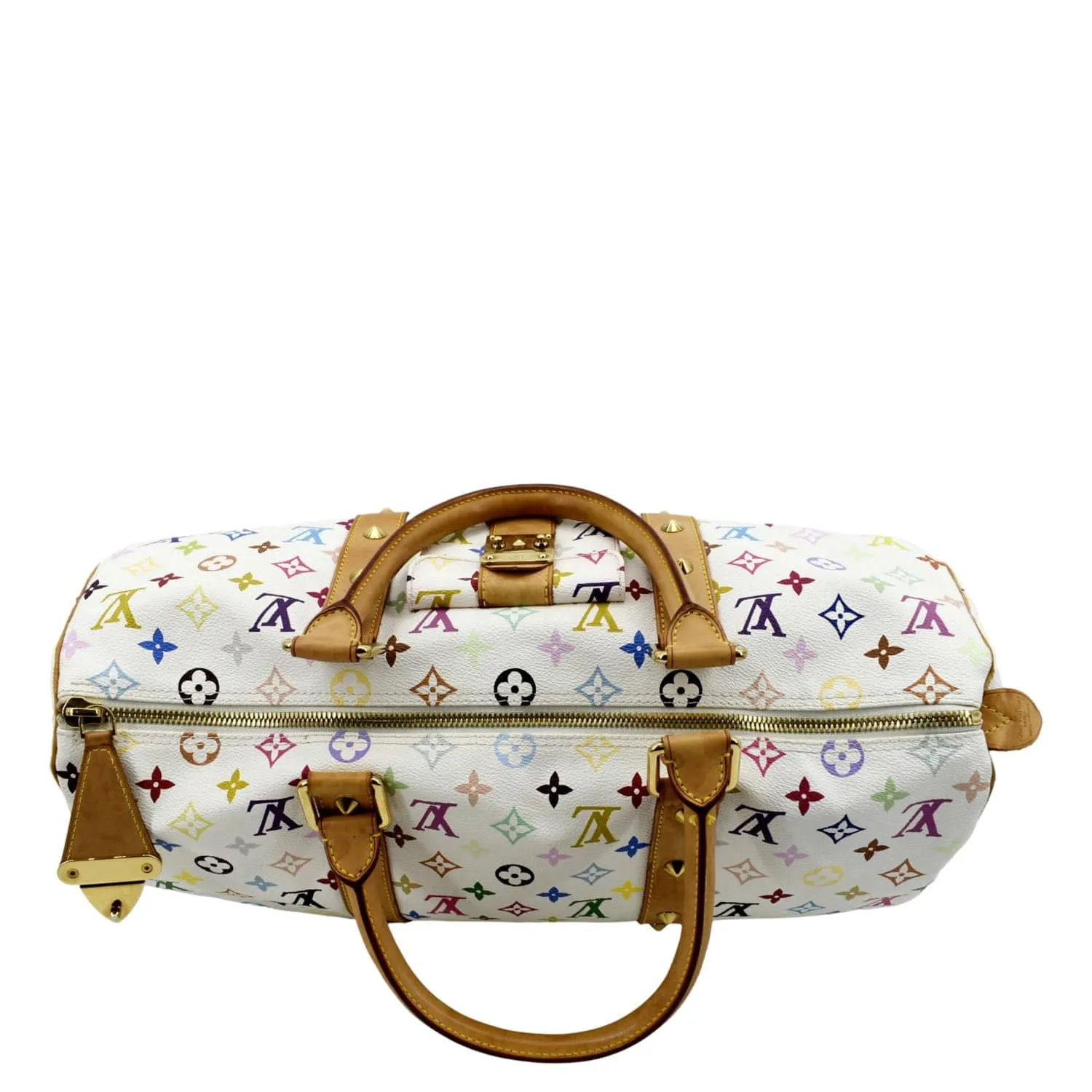 LOUIS VUITTON Keepall 45 Monogram Canvas Travel Bag Multicolor