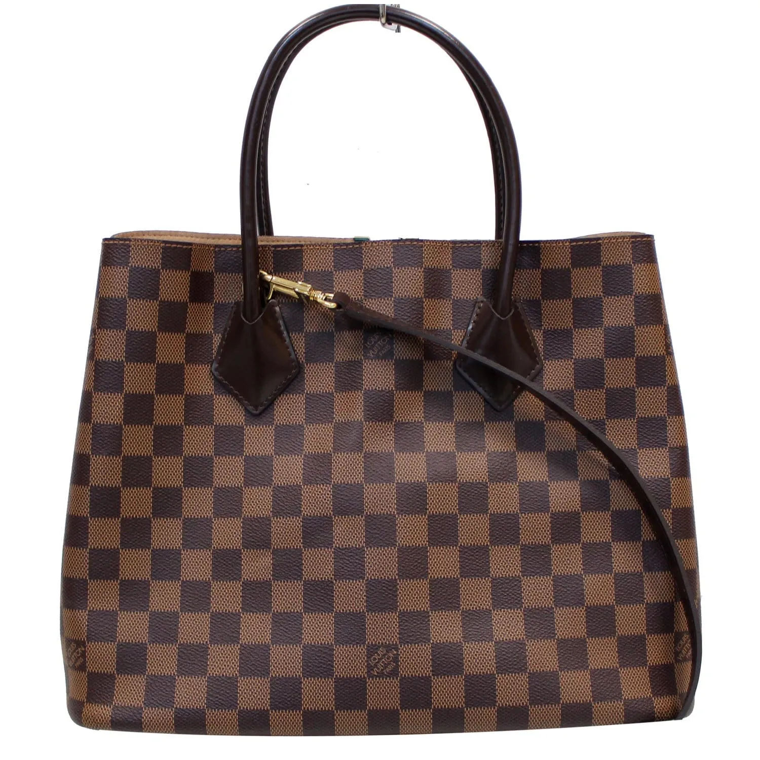LOUIS VUITTON Kensington Damier Ebene Shoulder Bag Brown