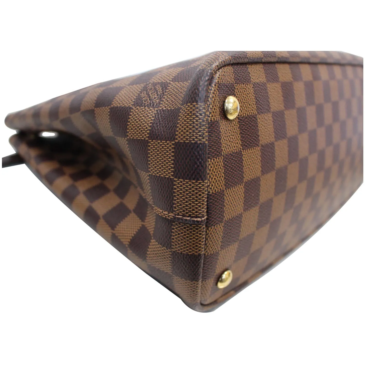LOUIS VUITTON Kensington Damier Ebene Shoulder Bag Brown