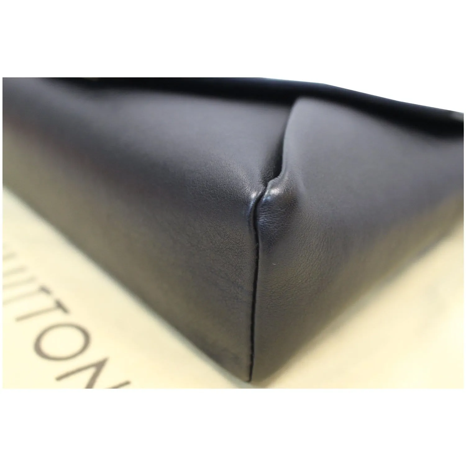 LOUIS VUITTON Love Note Calfskin Leather Shoulder Bag Black