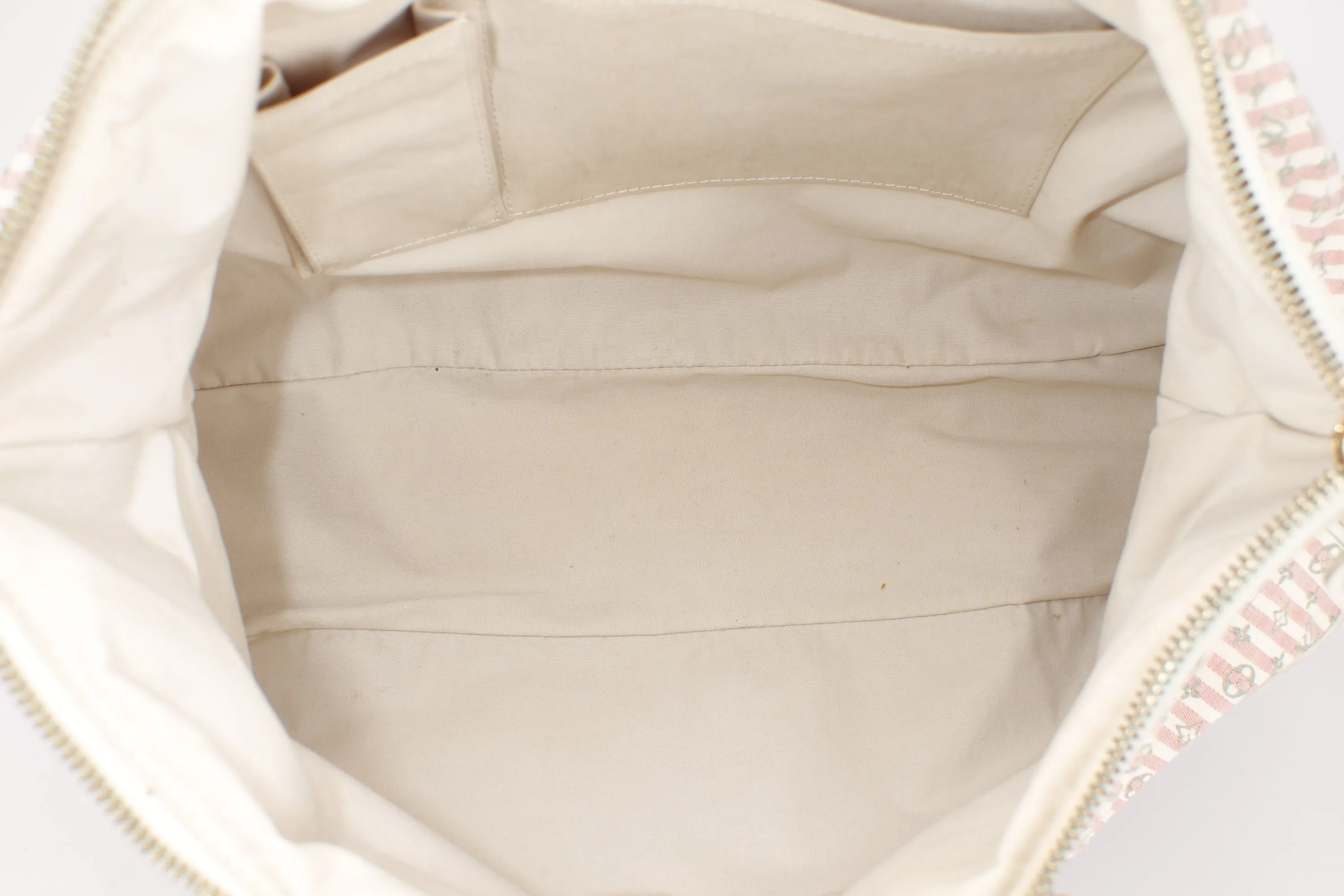 LOUIS VUITTON MINI LIN PINK CANVAS TWO WAY USE SHOULDER BAG, WITH STRAP & DUST COVER