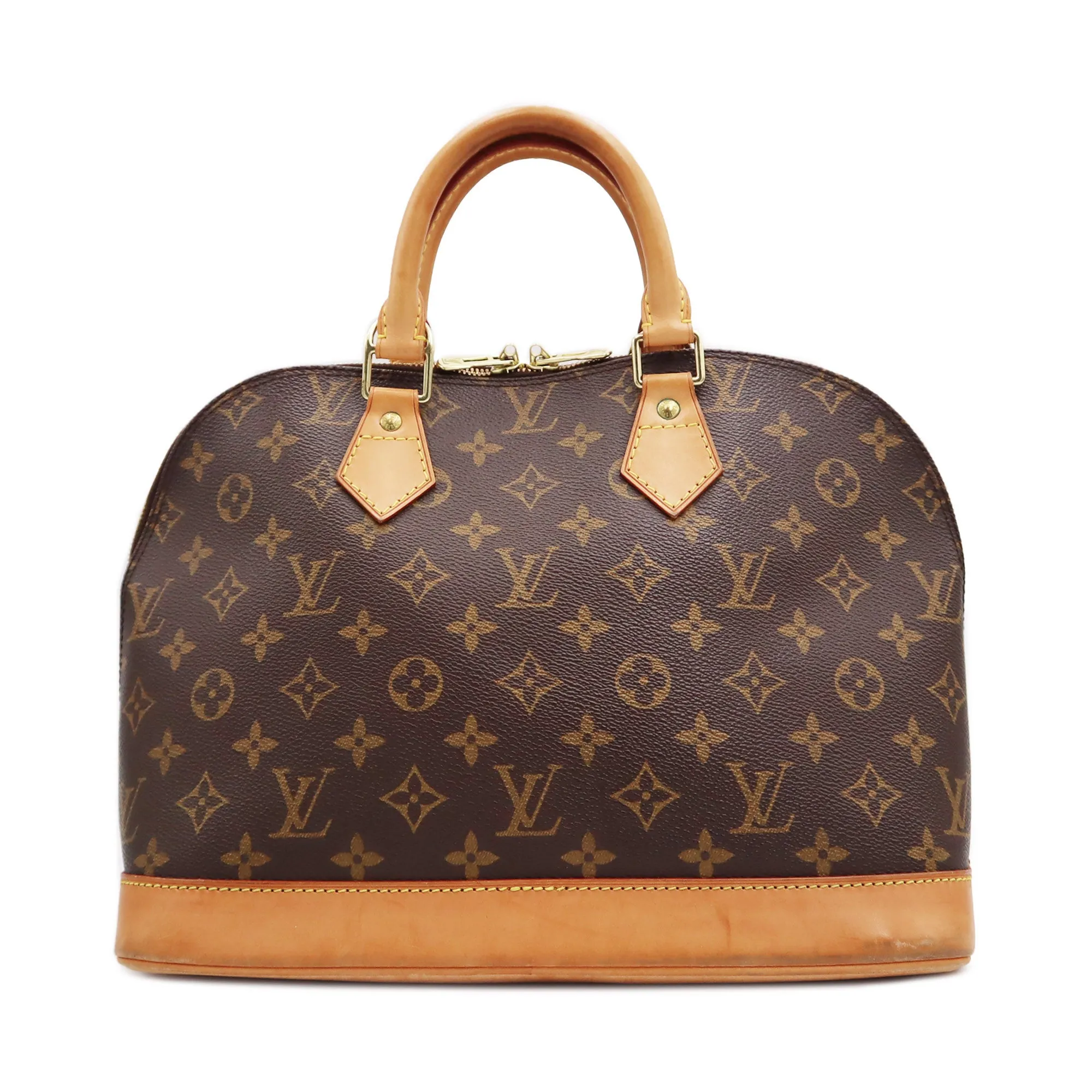 Louis Vuitton Monogram Canvas Alma PM Handbag FL0074