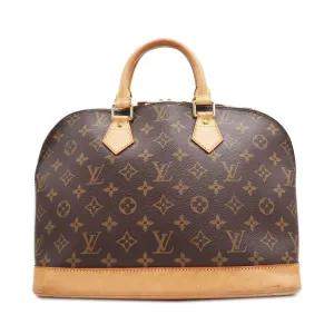 Louis Vuitton Monogram Canvas Alma PM Handbag FL0074