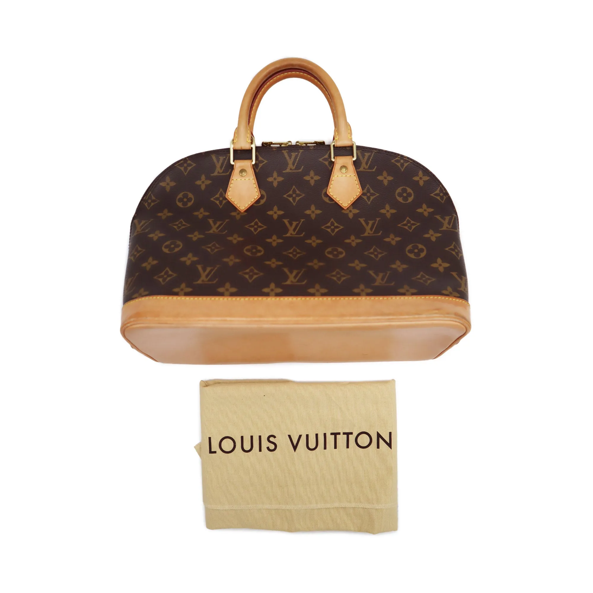 Louis Vuitton Monogram Canvas Alma PM Handbag FL0074