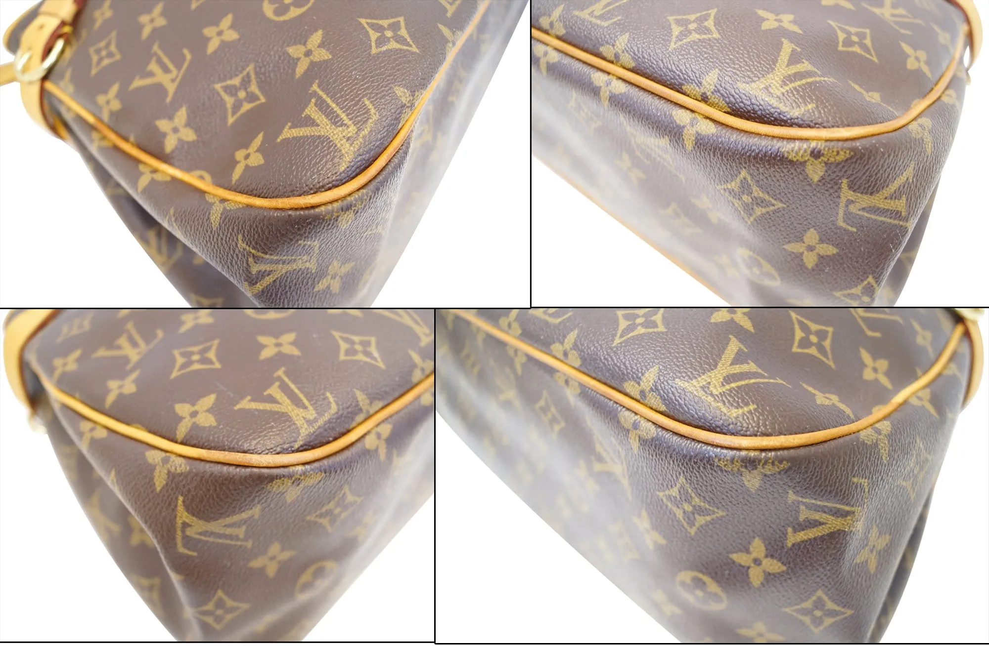 LOUIS VUITTON Monogram Canvas Batignolles Horizontal Shoulder Tote Bag