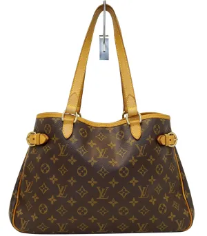LOUIS VUITTON Monogram Canvas Batignolles Horizontal Shoulder Tote Bag