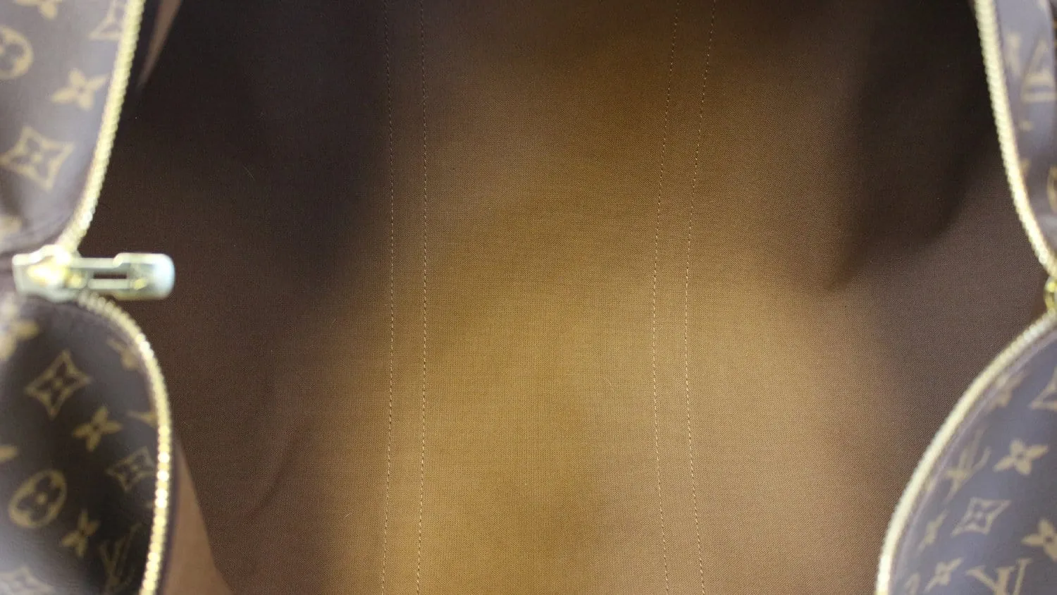 LOUIS VUITTON Monogram Canvas Brown Keepall 60 Bandouliere Travel Bag