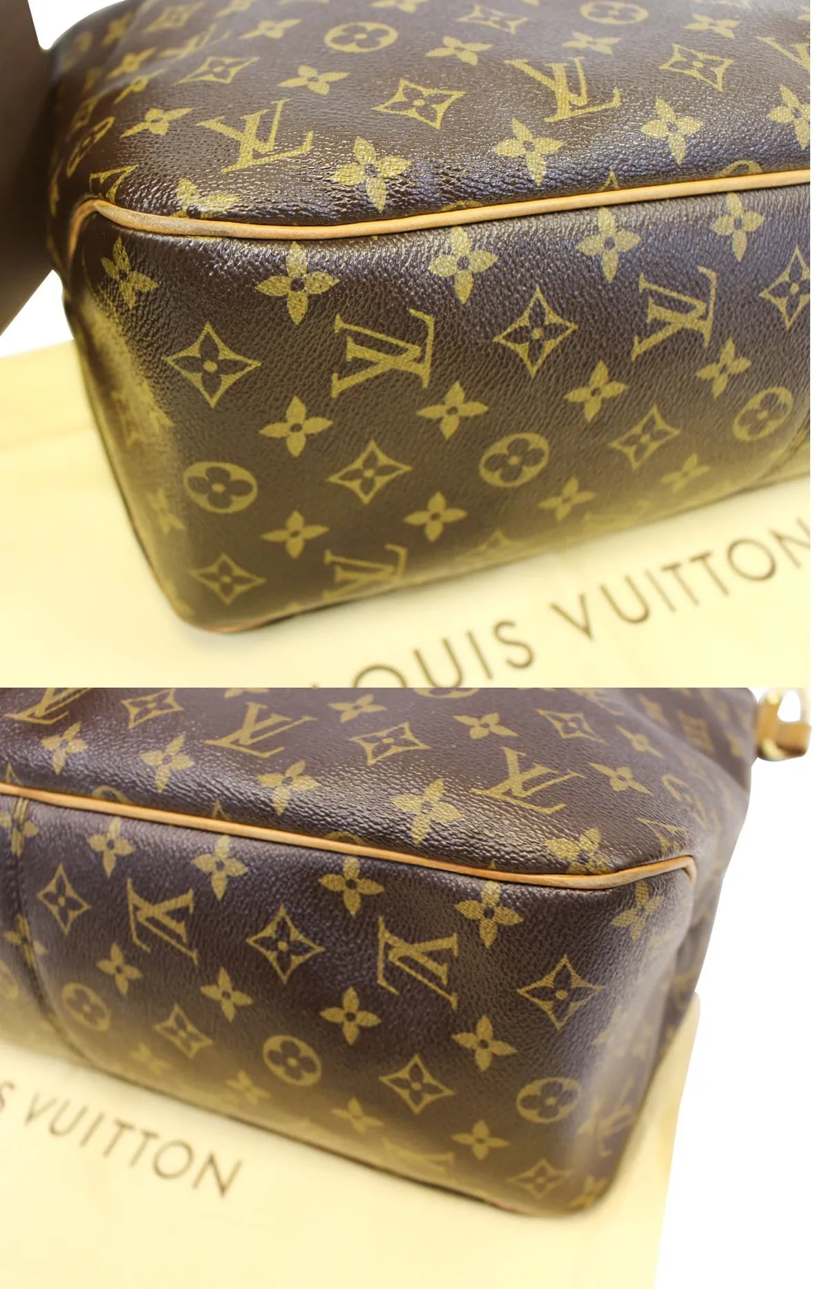 LOUIS VUITTON Monogram Canvas Delightful MM Tote Shoulder Bag