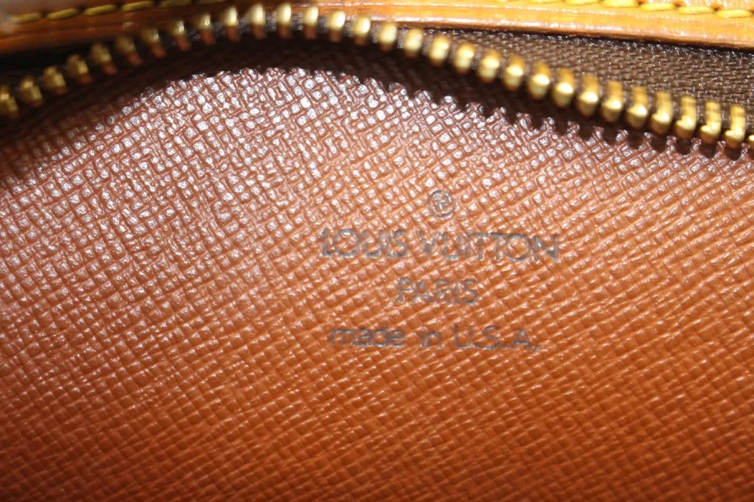 LOUIS VUITTON Monogram Canvas Drouot Brown Crossbody Bag