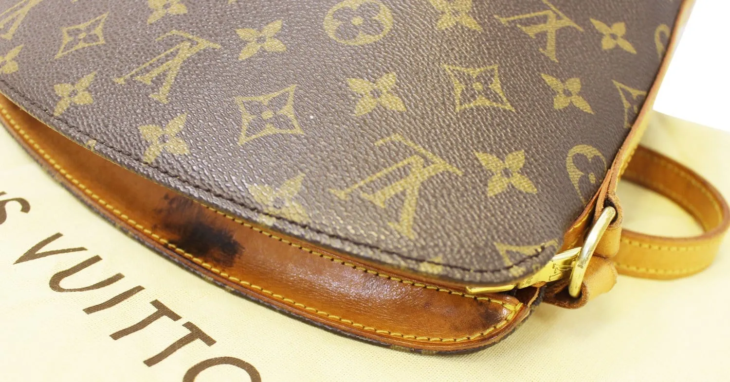 LOUIS VUITTON Monogram Canvas Drouot Brown Crossbody Bag