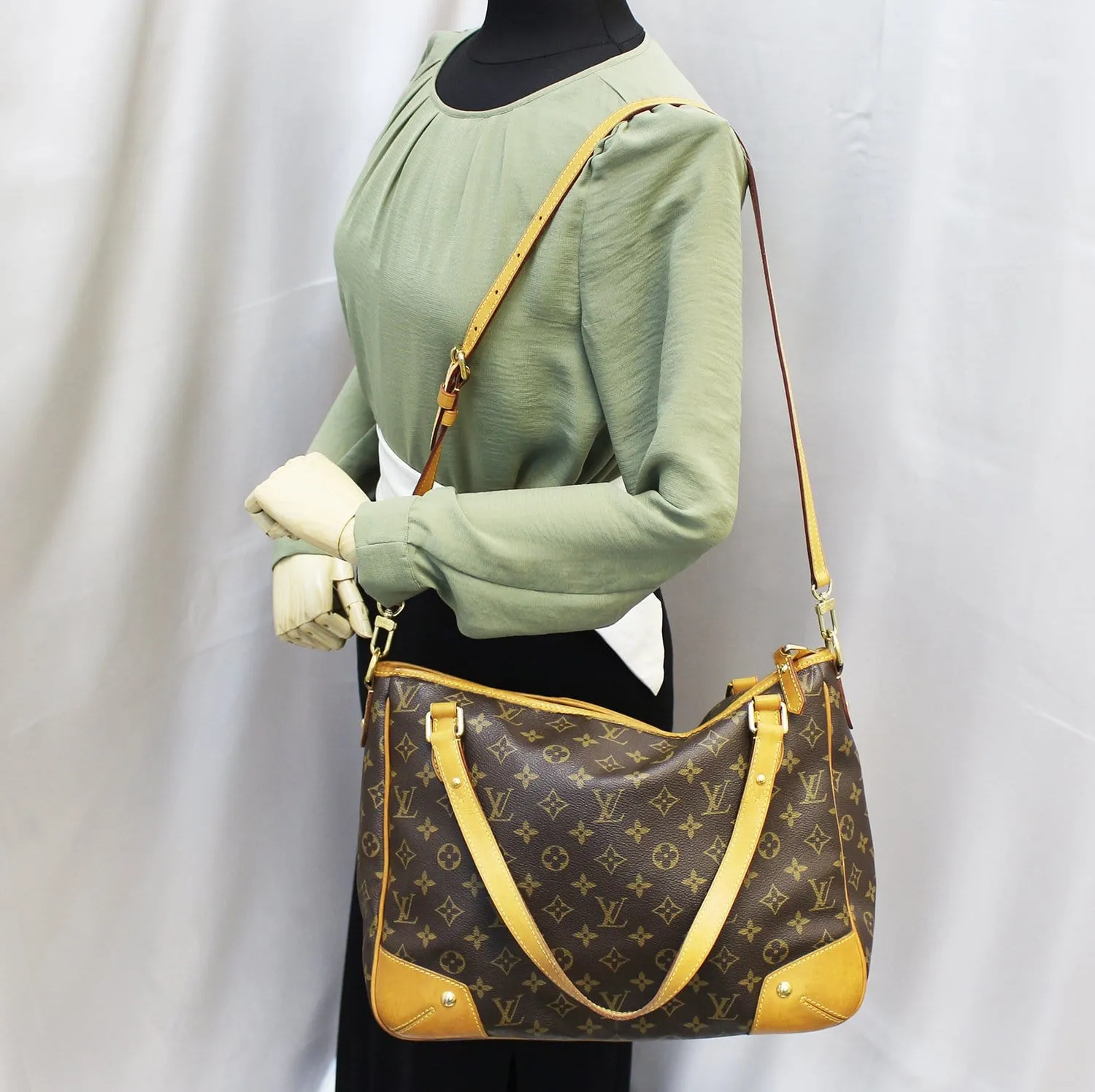 LOUIS VUITTON Monogram Canvas Estrela MM Shoulder Bag