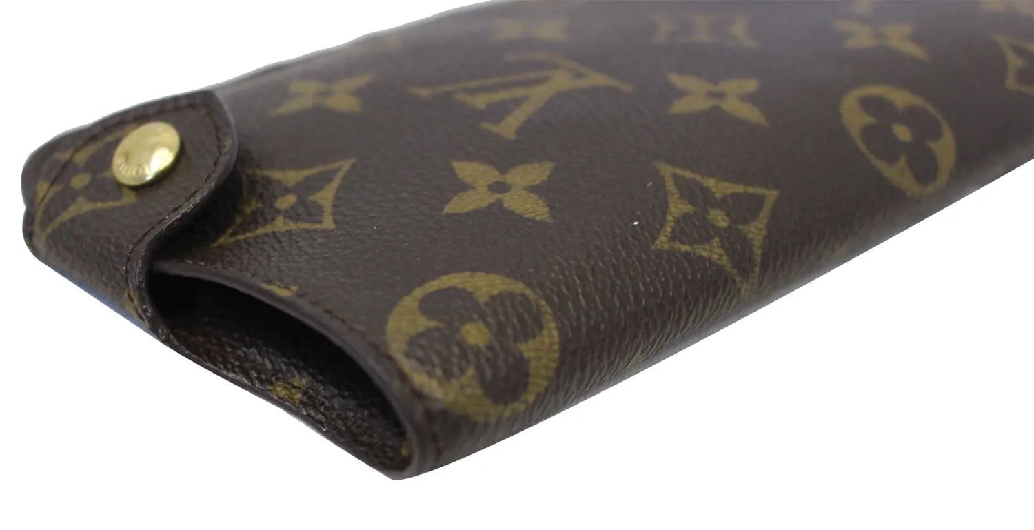 LOUIS VUITTON Monogram Canvas Etui Lunettes MM Glasses Case