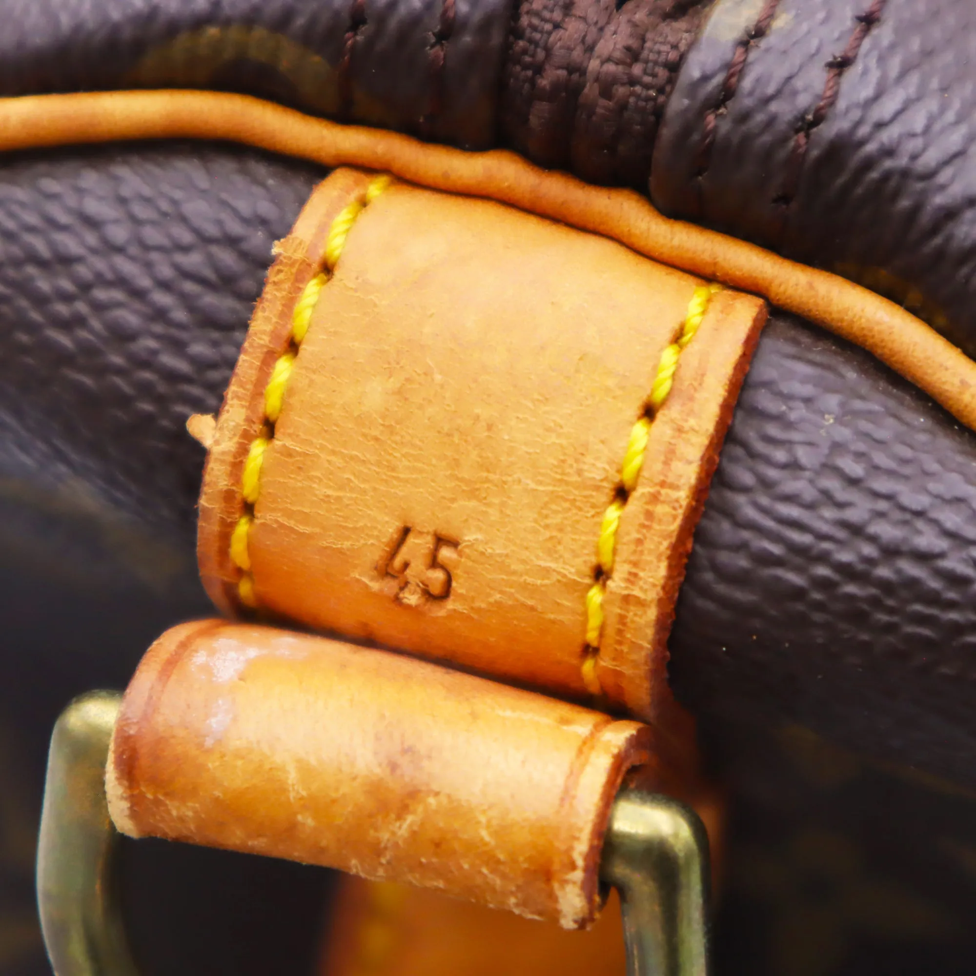 Louis Vuitton Monogram Canvas Keepall 45 Bandouliere Travel Bag VI0930