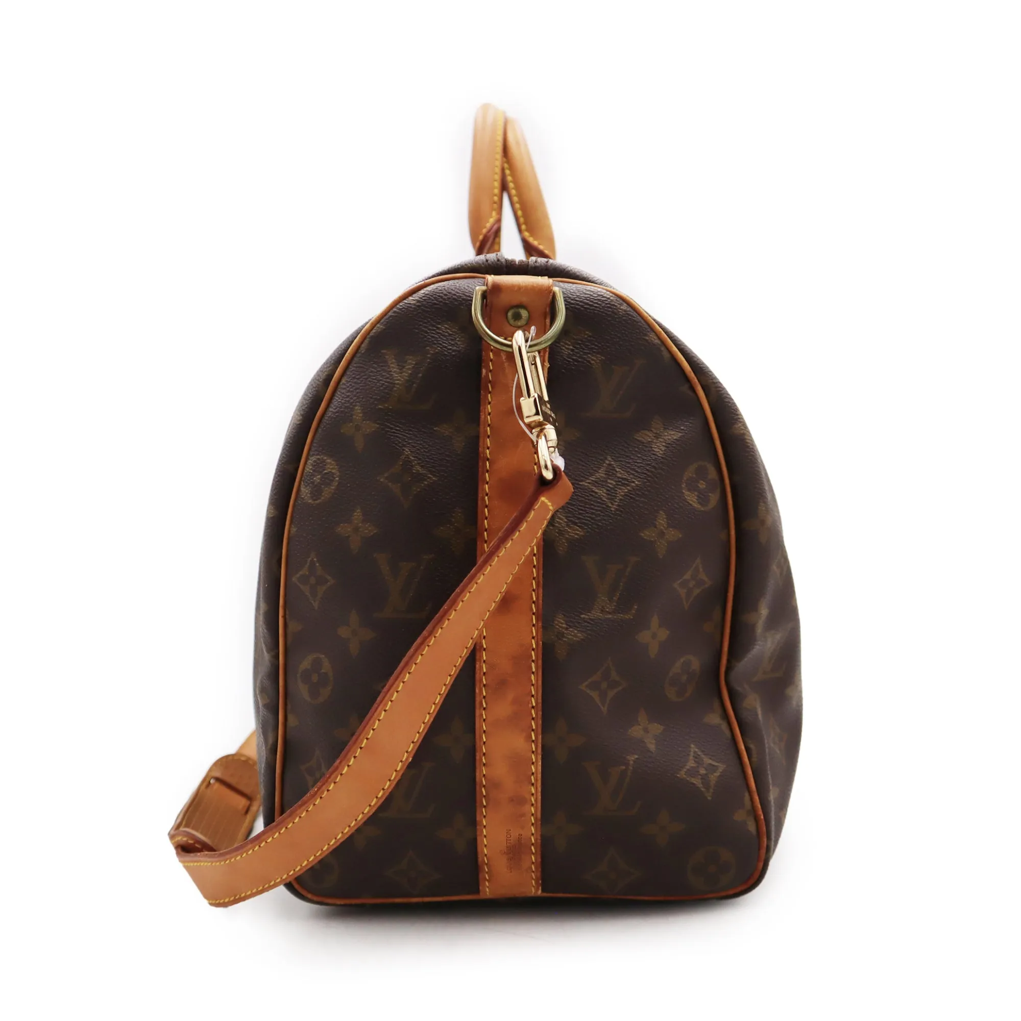 Louis Vuitton Monogram Canvas Keepall 45 Bandouliere Travel Bag VI0930