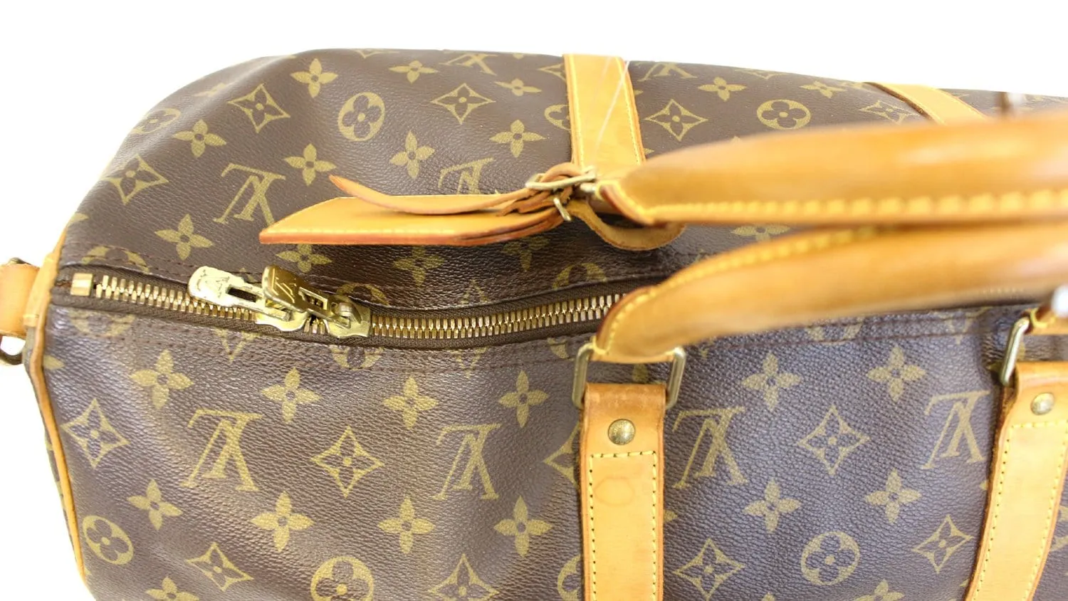 LOUIS VUITTON Monogram Canvas Keepall 50 Bandouliere Travel Bag