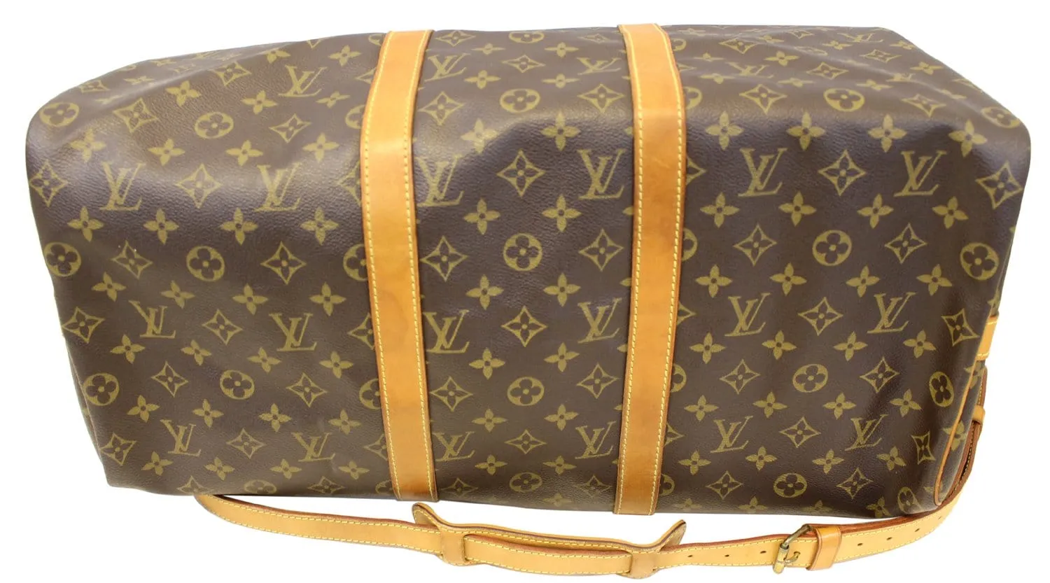 LOUIS VUITTON Monogram Canvas Keepall 50 Bandouliere Travel Bag