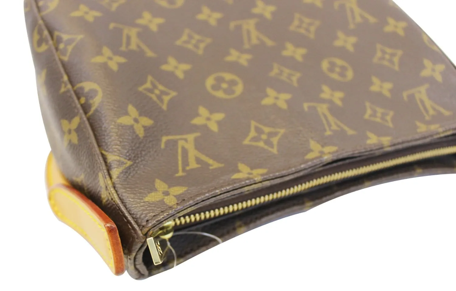LOUIS VUITTON Monogram Canvas Looping MM Brown Shoulder Bag