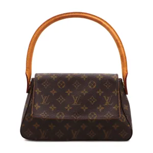 Louis Vuitton Monogram Canvas Mini Looping Shoulder Bag MI0053