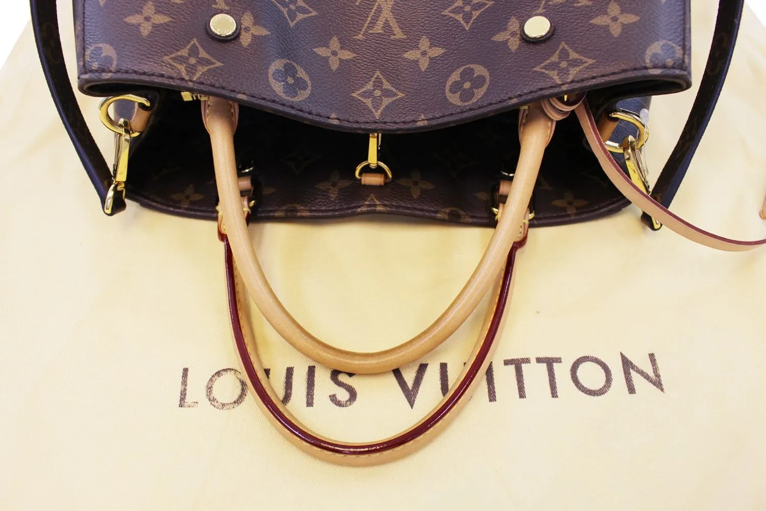 LOUIS VUITTON Monogram Canvas Montaigne MM Bag